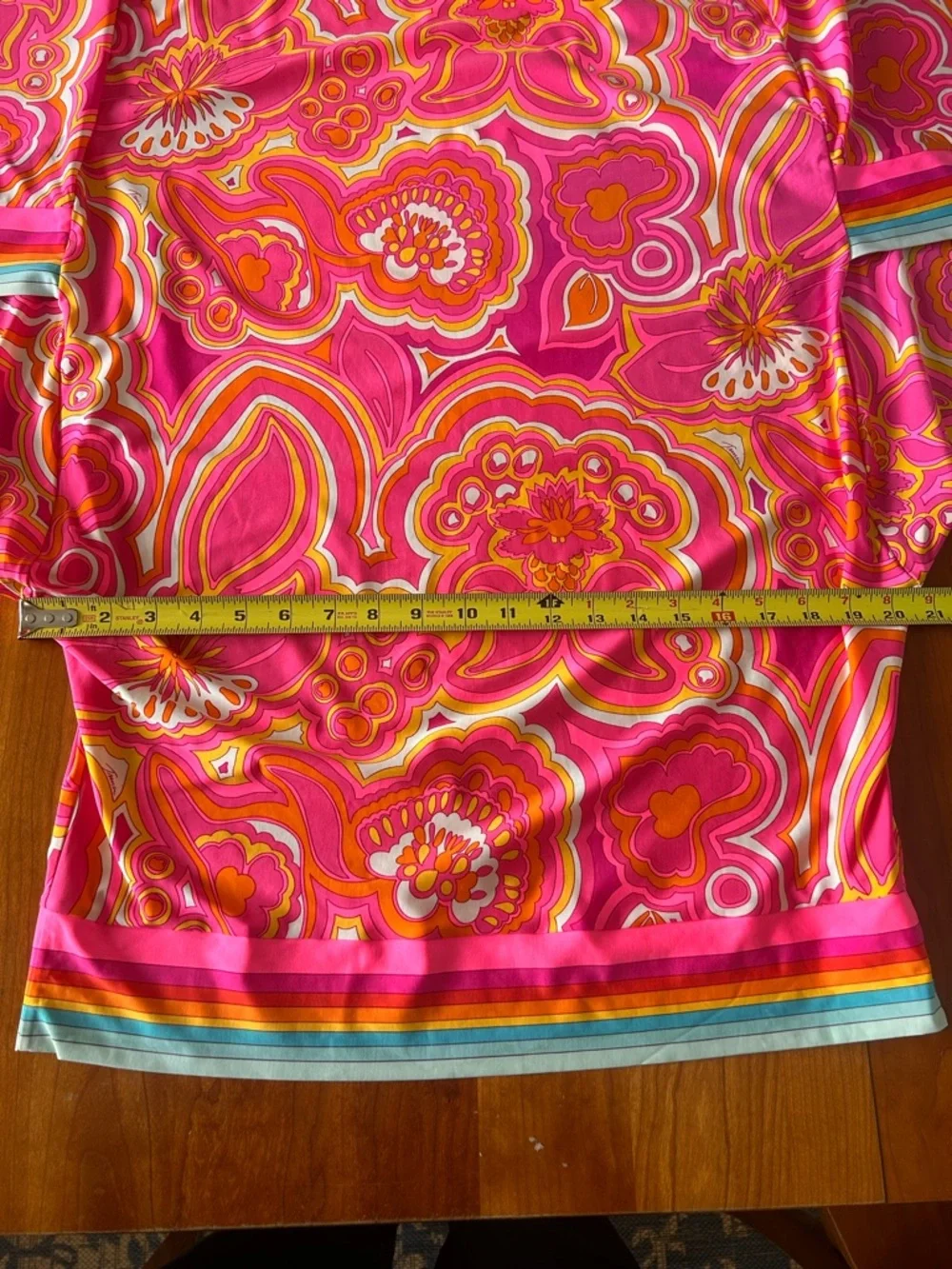 Trina Turk 25th Anniversary Morning Sunrise Swim Cover Tunic Kafta psychedelic - Picture 15 of 15